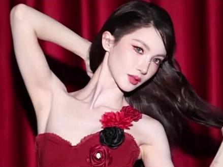 金晨红裙小野猫跳舞杀疯了