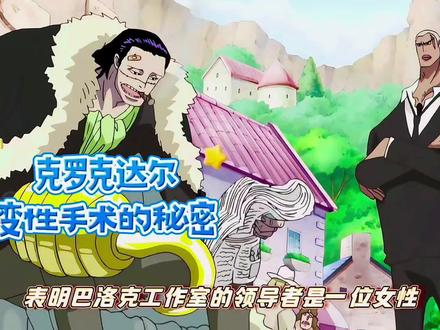 克洛克达尔-变性手术的秘密#海贼王