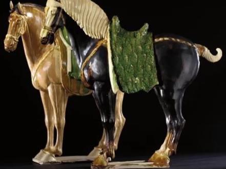 盛唐艺术品“唐三彩” #艺术 #唐三彩