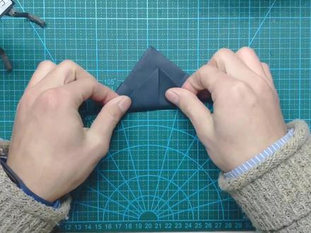 教你们折一台小型军舰,威武霸气,简单易学!