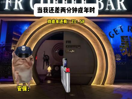 当我还有两分钟成年时#猫meme #搞笑 #万万没想到