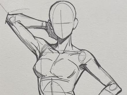 如何画拿得出手的人体?方法步骤很重要! #人体 #人体结构 #绘画教程 #零基础学画画 #一起学画画