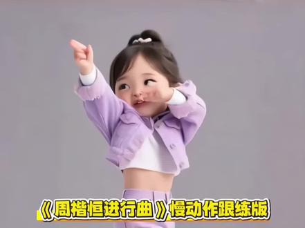 硬舞就得配硬曲!#周楷恒进行曲 慢速分解教学来了,这回不止眼睛学废了吧!#有点甜 #一学就会系列 #零基础学舞蹈 #抖音潮流舞蹈大赛