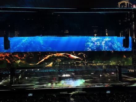 《跃》收尾 万兽之王首场太震撼了!!!四面台跟这音效舞美 老薛真的用心了❤️ #薛之谦 #薛之谦演唱会 #薛之谦万兽之王 #万兽之王广州站