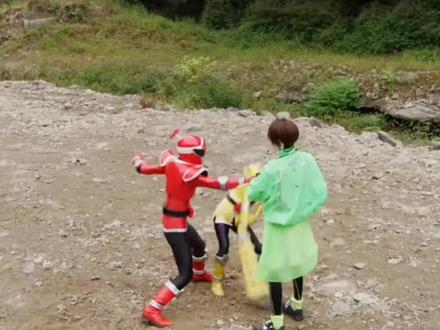 #暴太郎战队DonBrothers 太郎&鬼妹&无色田VS咚杀手#超级战队 #Don桃太郎 #小洋爱特摄