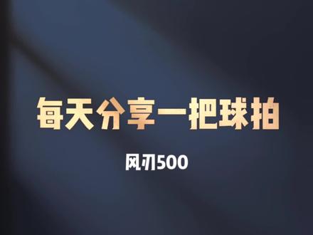 每天分享一把球拍,第49把,风刃500,曾经380买过全新#羽毛球拍 #羽毛球 #坚持热爱