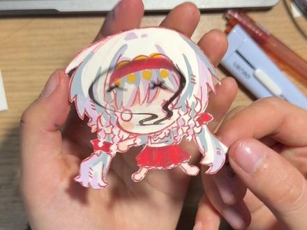 这样自带死感灵魂出窍的小立牌如何制作? #手工 #教程