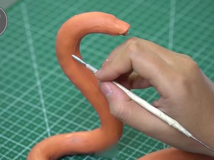 模型:比山还高的蛇妖,已冲破封印,人类是否再次面临险境? #微缩模型 #模型制作 #黏土模型 #上热门