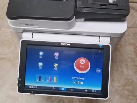 理光305+SP 支持无线网打印 可打印复印A5 A4 A3 #打印机维修 #打印机 #办公设备 #复印机耗材