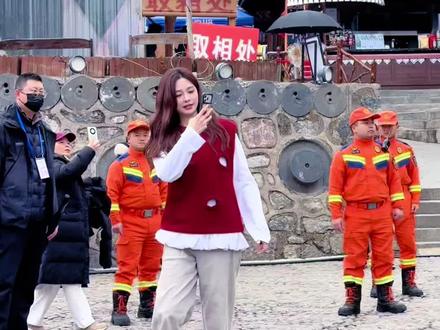 沈梦辰来边城茶洞了#沈梦辰 #边城茶洞