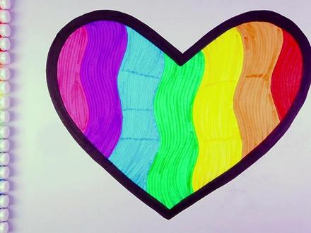 #儿童绘画 #简笔画教程 #简笔画 #一起学画画 #儿童简笔画 儿童简笔画教程爱心