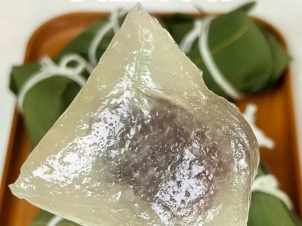 水晶西米粽 今年端午节做个不一样的粽子,水晶西米粽,口感软糯Q弹,明莹剔透没有白心,大人小孩都喜欢吃#粽子新包法 #水晶西米粽#软糯香甜#西米的新吃法#粽子