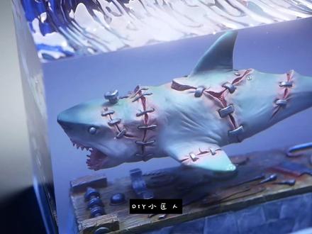 DIY手工,智慧鲨鱼 #手工diy #手工制作
