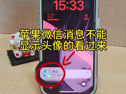 苹果微信消息不能显示头像的看过来#微信头像显示 #苹果使用小技巧 #微信使用小功能 #手机技巧分享