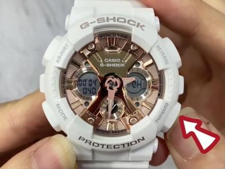 配饰计时两不误,#卡西欧秒表功能学起来!#gshock #干货 #涨知识 #手表