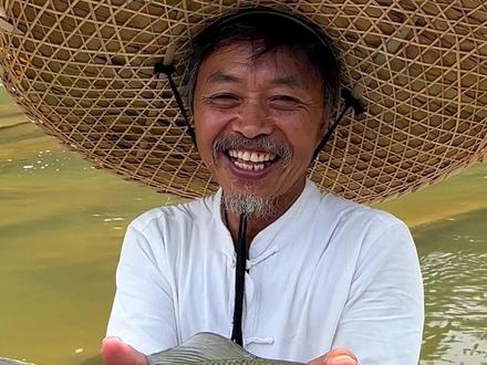 大家来认识一下,溪流界的另一位大力水手#溪流钓 #户外钓鱼 #2023dou来钓鱼 #青龙棒鱼