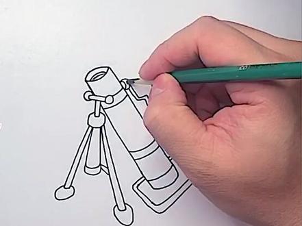 让孩子爱上绘画 两分钟学会画迫击炮