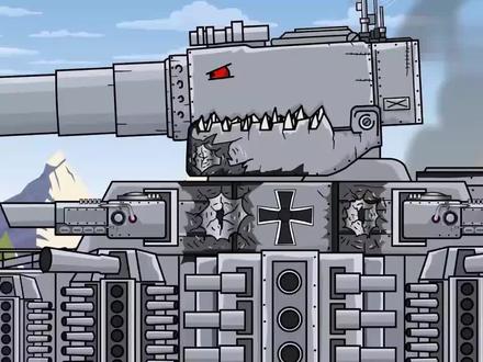 怪兽坦克:大胡子一炮过去,小白身受重伤,这一炮太有杀伤力了 #机械动画 #搞笑 #儿童 #坦克世界 #怪兽