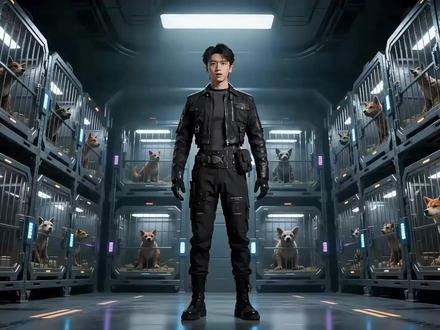 【收容记】ACF-001 刀盾狗|深埋的利刃收容计划 #刀盾狗 #我的刀盾 #收容所 #抽象 #整活