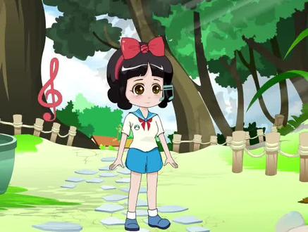 白雪公主和贝儿公主比赛唱歌,结果白雪完胜,伙伴们快快阻止贝儿 #画画 #唱歌 #画画教程 #国王