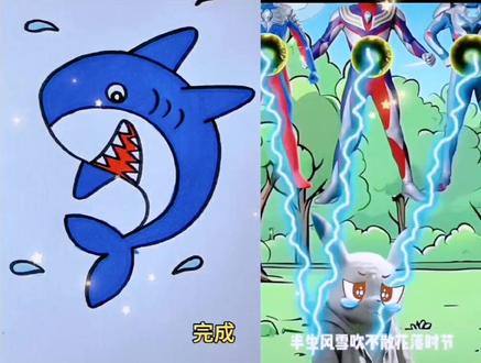 #奥特曼#植物大战僵尸 #简笔画 #儿童动漫