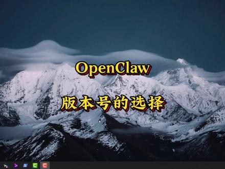 #创作灵感 OpenClaw版本号的选择 #养龙虾 #OpenClaw #OpenClaw安装 #AI智能体
