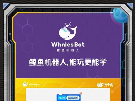鲸鱼小课堂——自制积木 #鲸鱼机器人 #科技改变生活 #机器人编程