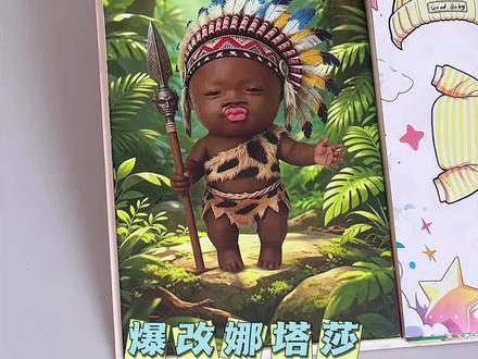 快来帮娜塔莎换装变身啦 #手工DIY #创意手工 #我的手工作品