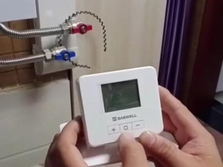 森威尔无线锅炉控制器的使用方法,简单易懂轻松操作#供暖 #壁挂炉供暖