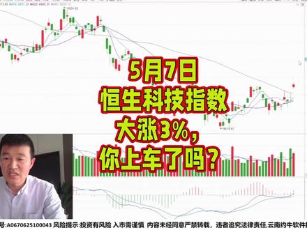 5月7日恒生科技指数大涨3%,你上车了吗?