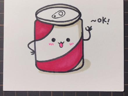 来一罐超简单的可乐简笔画🥤#简笔画 #美食简笔画 #儿童简笔画 @抖音小助手