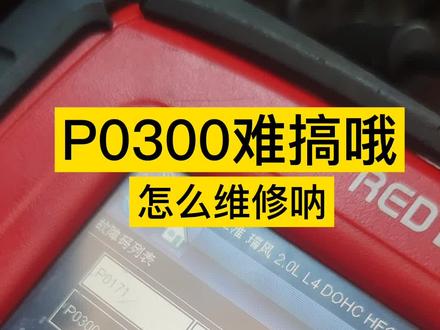 #每天一个用车知识 #p0171故障码 #p0300故障码 不用怕直接搞他