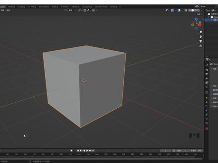 blender教程-在网格中打孔 #3d建模 #三维建模 #blender #blender教程