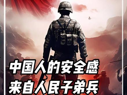 中国人的安全感,来自人民子弟兵。#安全感 #中国军人