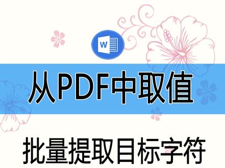 从多个PDF文件中批量提取需要的字词,自动整理成表格 从PDF文件中取出需要的字符,并保存到表格中。需要两个步骤,先将PDF转换成docx文档,再从docx文档中提取需要的段落字符,导出到表格中。Excel和WPS用户皆可使用。#罗刚君 #WORD精灵 #WORD插件