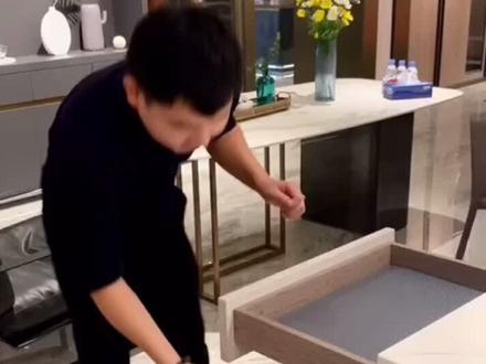 教你如何快速拆装托底轨抽屉#装修