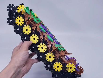 雪花片攻略 中国99式坦克第二集 底盘 4星高难预警!!#手工 #雪花片 #坦克