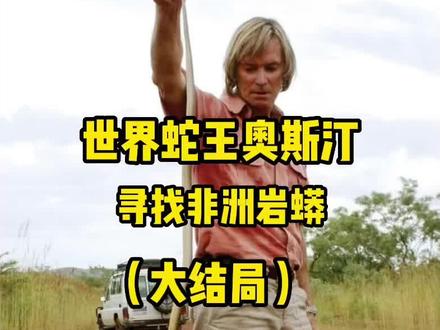 第4集!世界蛇王奥斯汀寻找岩蟒大结局。#野生动物零距离 #野外生活纪录片 #真实户外 #蛇