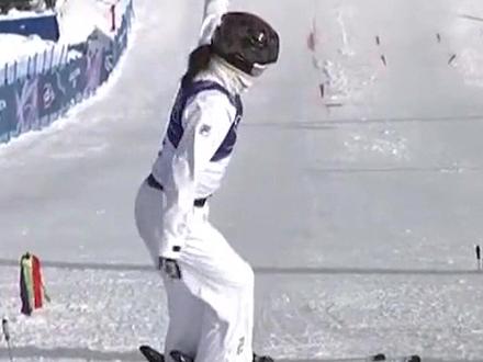 重温,徐梦桃完美一跳!点赞,毫无争议的项目第一人!#米兰冬奥会