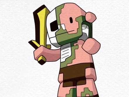 僵S猪🐷人😁#充能计划 #画 #我的世界 #minecraft @抖音小助手