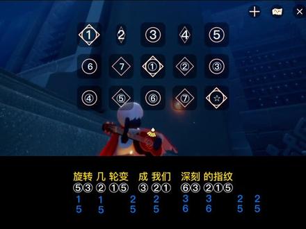 #光遇 #光遇琴谱 “让爱更有深度的指纹”#指纹杜宣达 #指纹 #光遇琴谱指纹