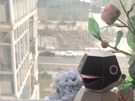 跟女儿说这企鹅蹦起来的样子好像她小时候,把她给整生气了哈哈。不用剪刀不怕受伤#手工 #宝藏好物打卡 #创意