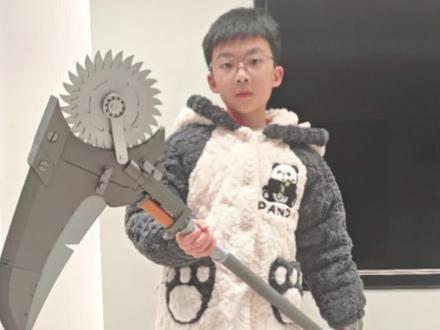 第一次自己建模,还是比较满意的#战镰碎刃 #3d打印 #3d建模