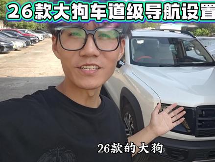 26款大狗设置车道级导航教程#哈弗大狗