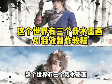 这个世界有三个我水墨画AI特效制作教程来了#豆包AI#豆包P图已经nextlevel了#这个世界有三个我#水墨画AI#水墨画AI特效 这个世界有三个我水墨画,这个世界有三个我ai指令,豆包AI指令,豆包指令教程,这个世界有三个我特效,这个世界有三个我制作方法,个世界有三个我AI 一键生成,这世界有三个我特效生成指令,这个世界有三个我免费制作教程,世界上有三个我水墨画P图指令教程,上有三个,我上下三宫格水墨画风P图,不良人P图,燕云十六声P图,王者荣耀P图,豆包生成水墨画风AI绘画指令