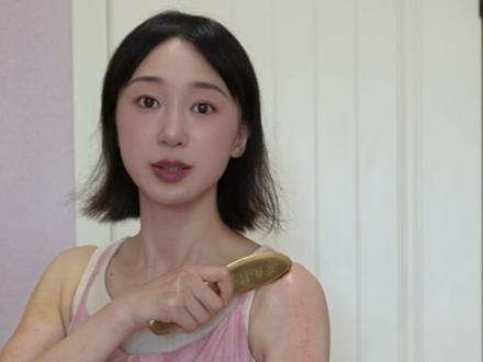 刮开这里才知道憋了多少屎#健康 #便秘 #养生 #刮痧