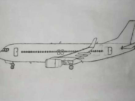 简笔绘画波音737飞机
#简笔画 #手绘