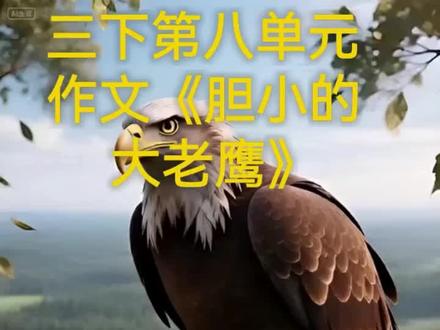 三下第八单元作文《胆小的大老鹰》