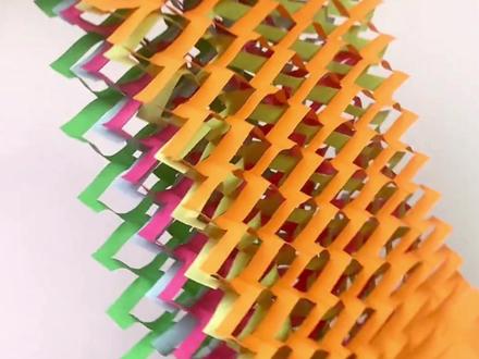 #手工 #一起做手工 跟我一起做好玩有趣的解压蜂窝纸