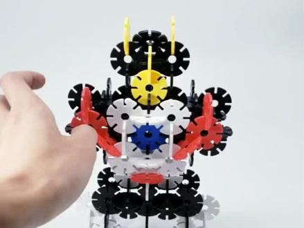 雪花片 百兽王攻略2#雪花片 #玩具